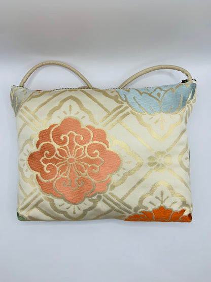 Kimono x Handbag Chrysanthemum White