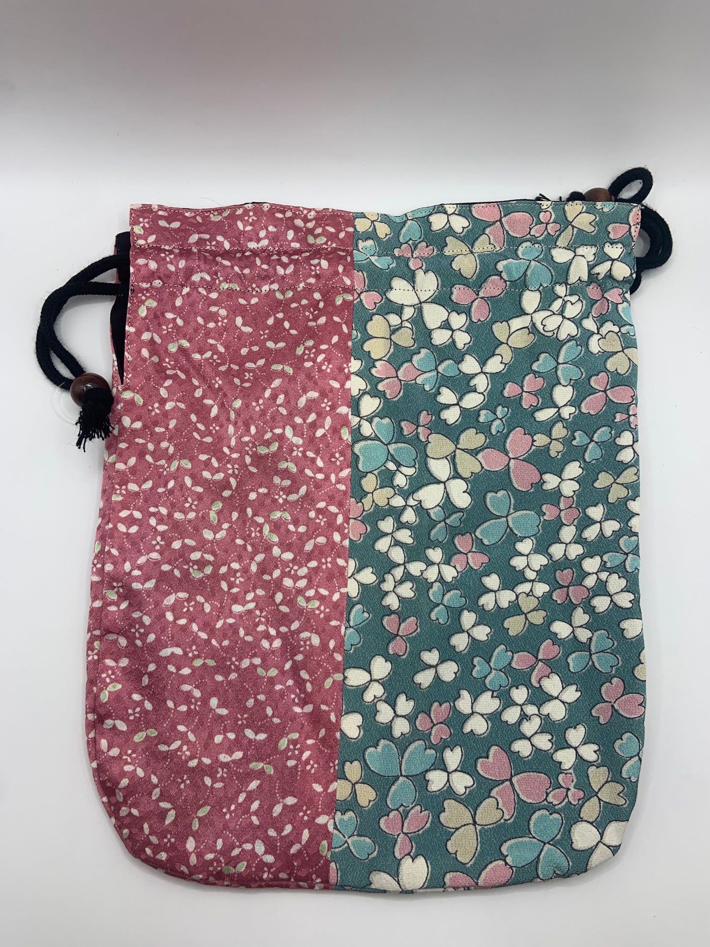 Mix Sakura Kimono x Pouch bag